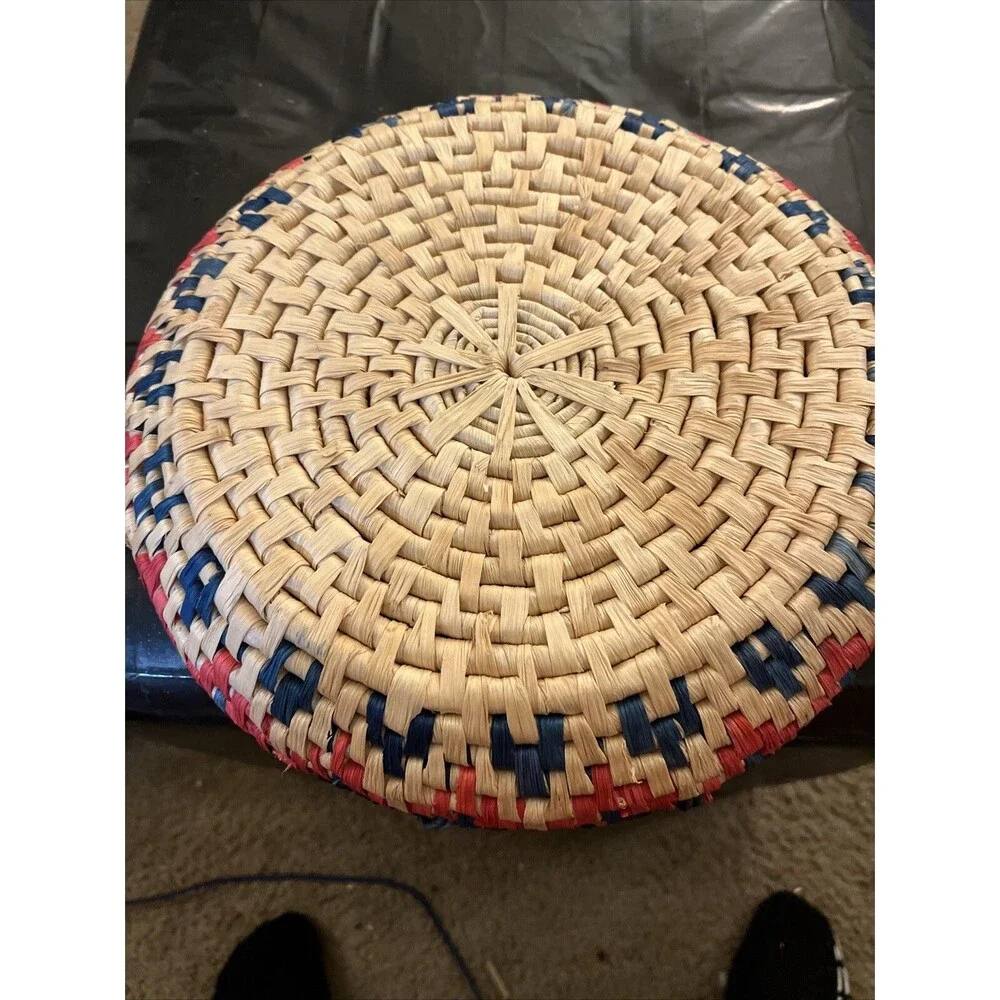 Patterned Woven Basket